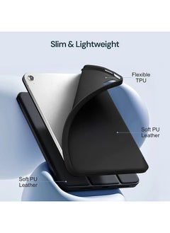 O Ozone iPad 10th Generation 10.9inch 2022 Case Cover Slim Protective Cover PC Frosted Back Shell Smart Stand Tablet Case  Smart Cover Auto Wake/Sleep - Black  - Image 4