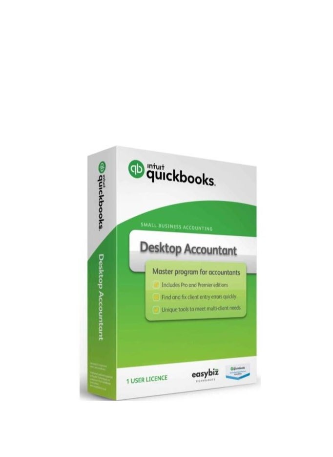 Intuit - QUICKBOOKS ACCOUNTANT UK 2020 EDITION - 2 USERS, DESKTOP LICENSE, DIGITAL KEY - Image 1