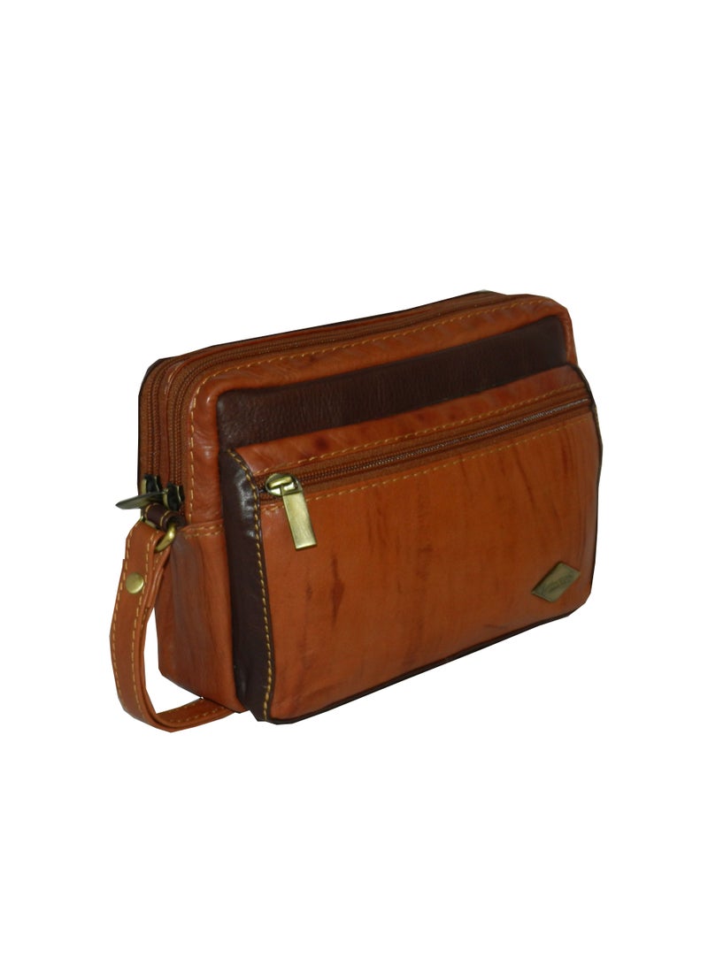 LAVERI LEATHER Laveri Genuine Leather Designer Hand Pouch For Travel  - Image 1
