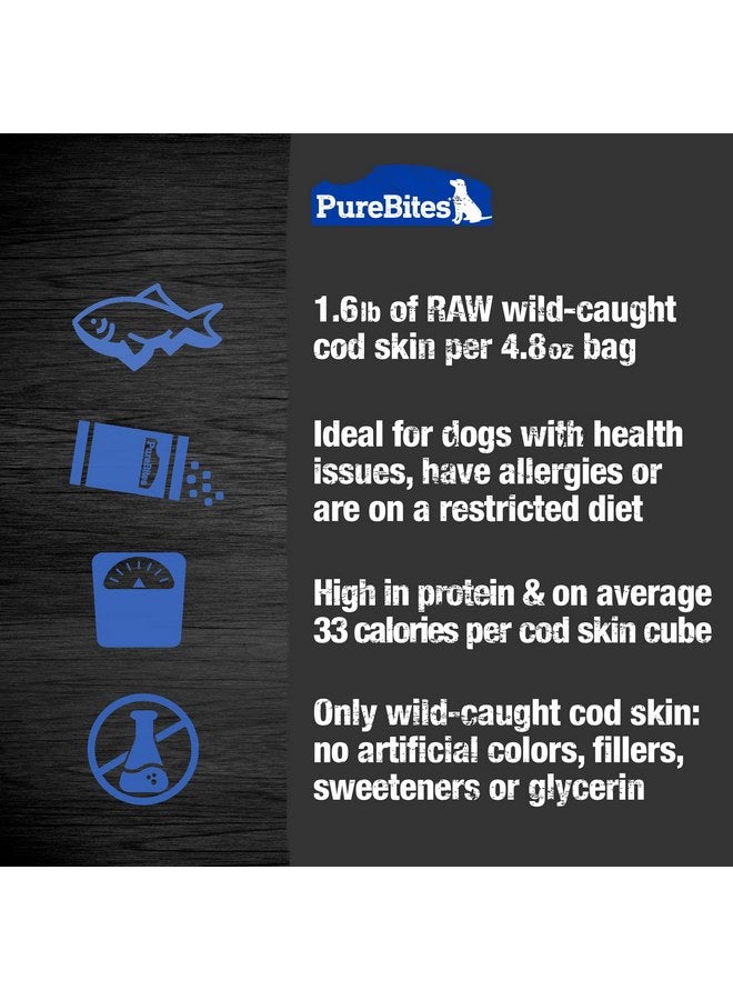 PureBites Cod Jerky Dog Treats, 1 Ingredient, Made in Canada, 4.8oz - Image 5
