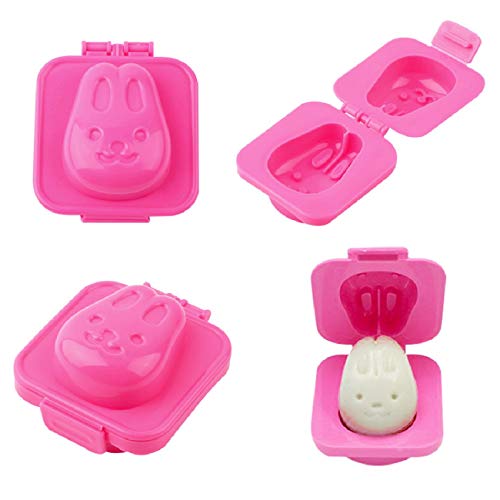 Ogrmar 6PCS Cartoon Cute Boil Egg Mold/Fish Car Heart Shape Egg Sushi Rice Mold Mould/Decorating Fondant Cake Tool (6 pcs) - Image 2