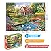 EIYRURU 300 Piece Jigsaw Puzzle for Adults Spring Floral Countryside Jigsaw Puzzle Challenging Puzzles for Friends Family Activity Game Nights Gifts 205x15 in - Image 4