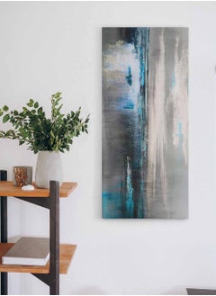 LOWHA Framed Canvas Wall Art Stretched Over Wooden Frame, Panorama Orientation Oil Painting, For Home, Living Room, Office Décor  - Image 1