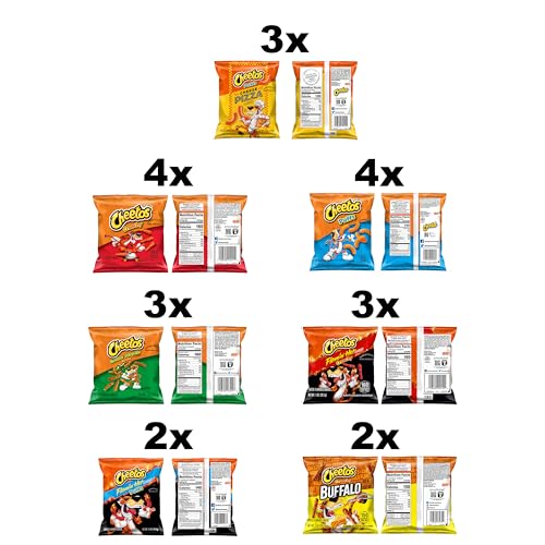 Cheetos Cheese Flavored Snacks Variety Pack of Chips (Pack of 21) - Image 2