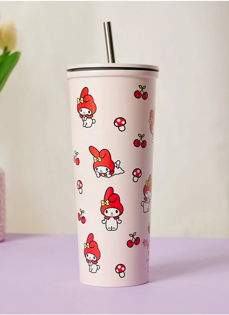 Typo Space Collab Metal Smoothie Cup Lcn San My Melody