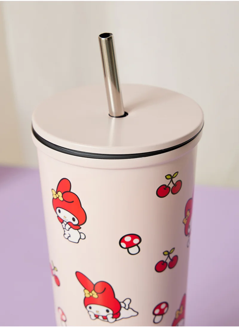 Typo Space Collab Metal Smoothie Cup Lcn San My Melody