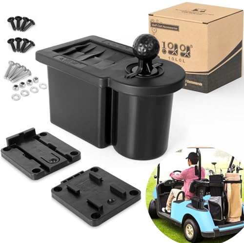 10L0L Golf Cart Ball Washer and Club Head Cleaner Kit Detachable Golf Club Head and Ball Washer Golf Cleaner for EZGO Club Car Yamaha - Image 1