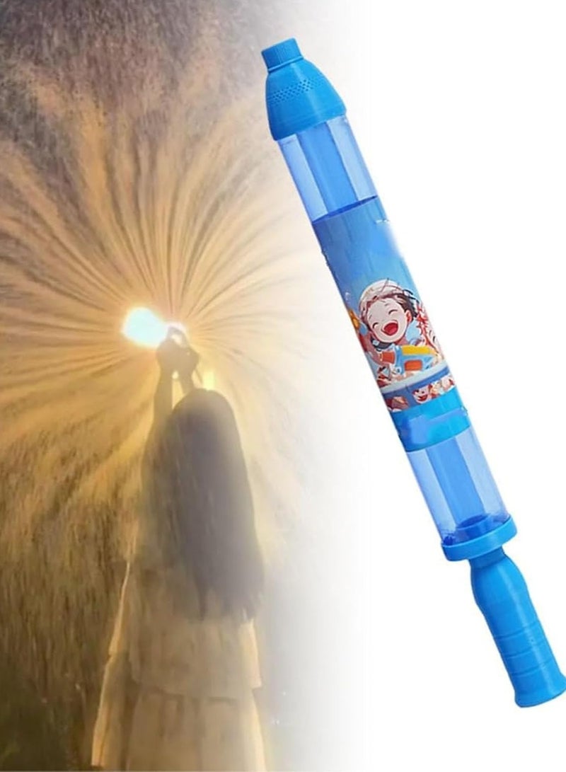 VUCATIN Water Fireworks Toys Firework Water Gun Toy Splash Spray Squirt Water Toy Gun Outdoor Water Spray Sprinkler Push Water Gun Water Play Sprinkler Outdoor Activities Pool Game (Blue) - Image 5