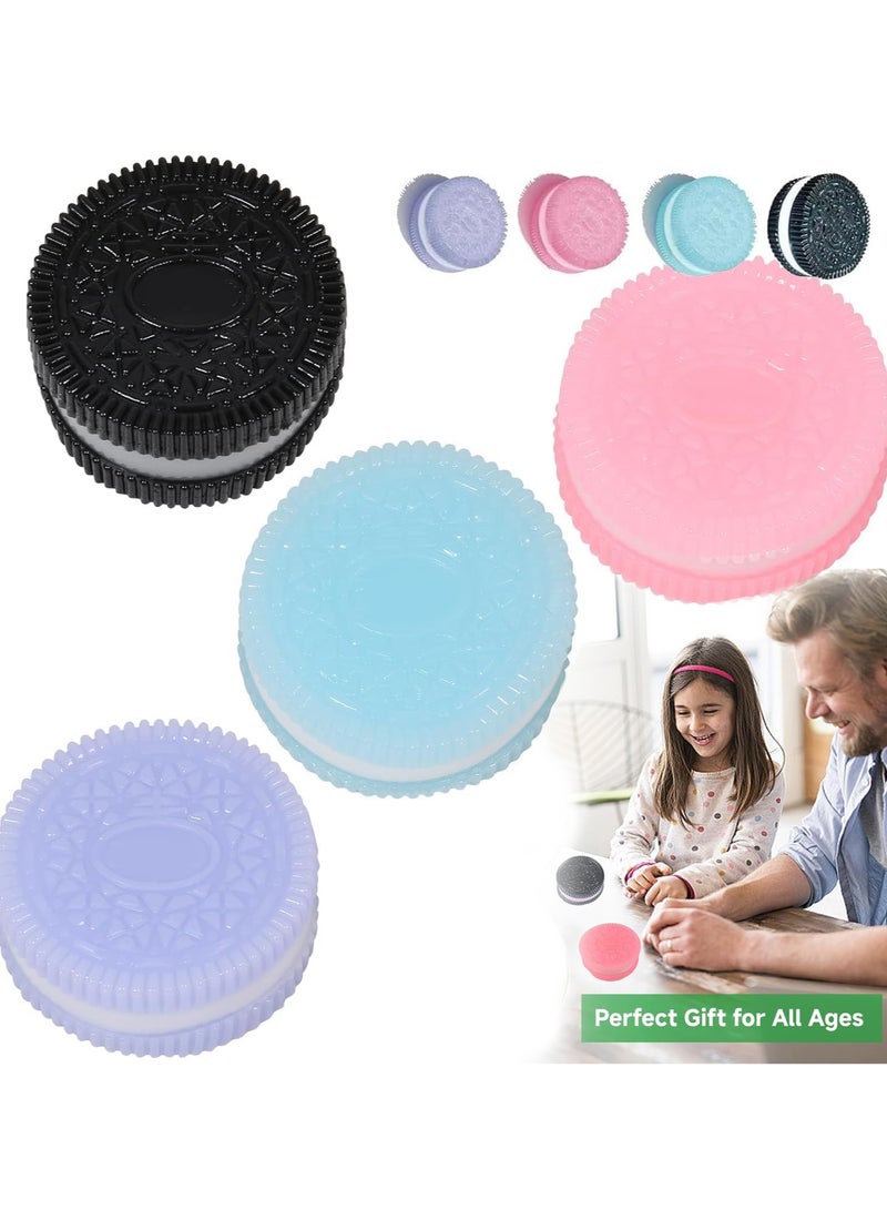 Beauenty 4PCS Squishy Biscuit Stress Relief Toy Fun Fidget Sensory Toy Cute Squishy Squeeze Toy Pinch Decompression Toy for Anxiety Relaxation for Adults Kids Ideal for Stress Relief Perfect Desk Accessory - Image 1