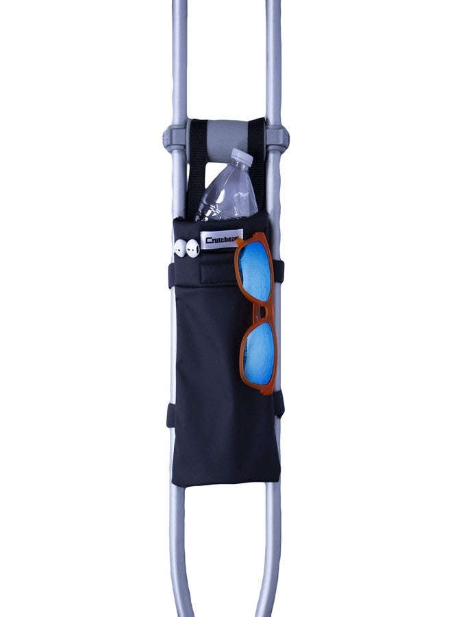 Crutcheze Crutch Bag for Standard Underarm Crutches - Compact, Secure Carry for Phone, Wallet & Small Essentials - Crutcheze - Image 1