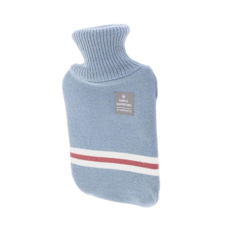 Fuzzy Plush Hot Water Bottle for Menstrual Cramps Hand Feet Warmer Portable Heating Pad - Image 2