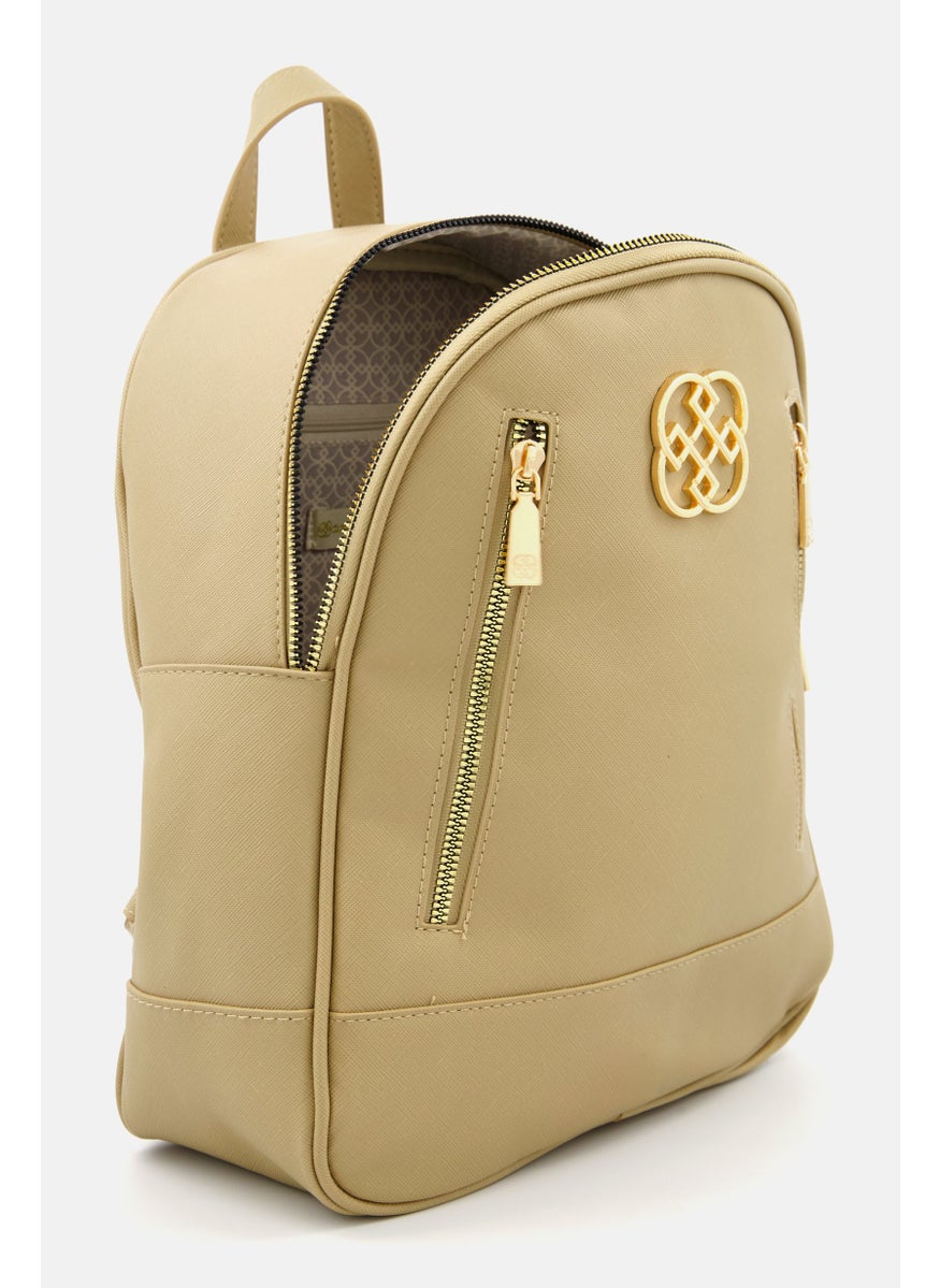 Women Brand Logo Backpack 25L x 10W x 30H Cm, Tan - pzsku/ZEDB4584144F34C76872DZ/45/_/1729779268/43e6726d-1de7-4775-beb2-65a7c3cc4b1d