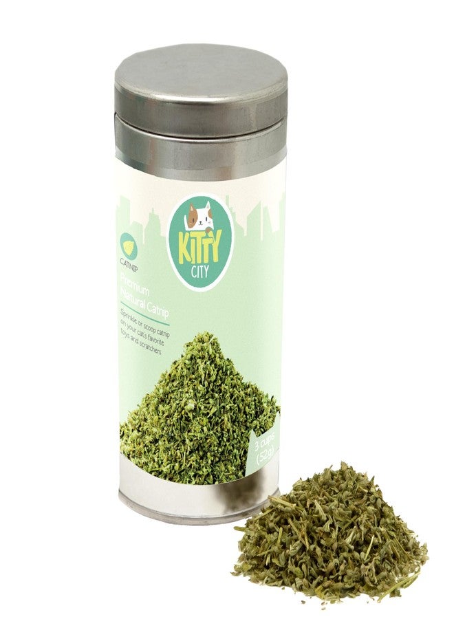 Kitty City Cat Premium Natural Catnip Collection, Catnip Tin - Image 1