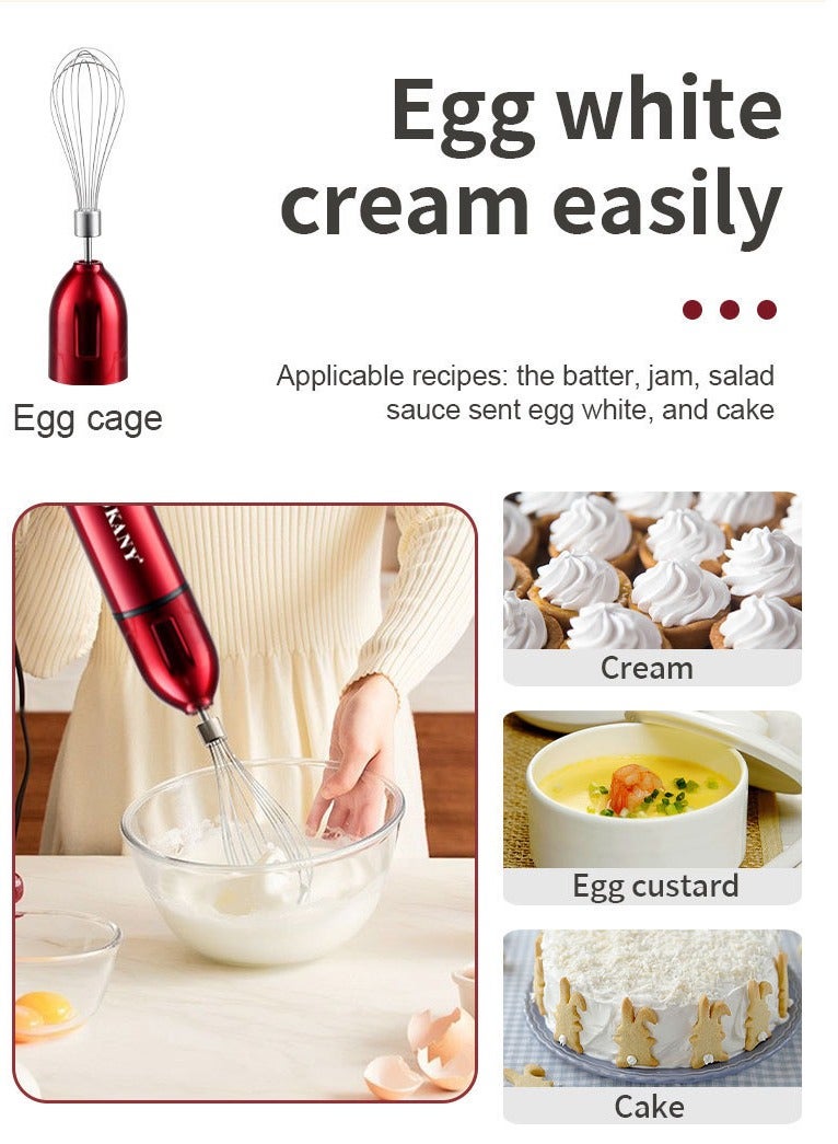 sokany Electric Hand Blender,5-in-1 Multifunction Stainless Steel Handheld Electric Blender,Hand Blender,600W - Image 5