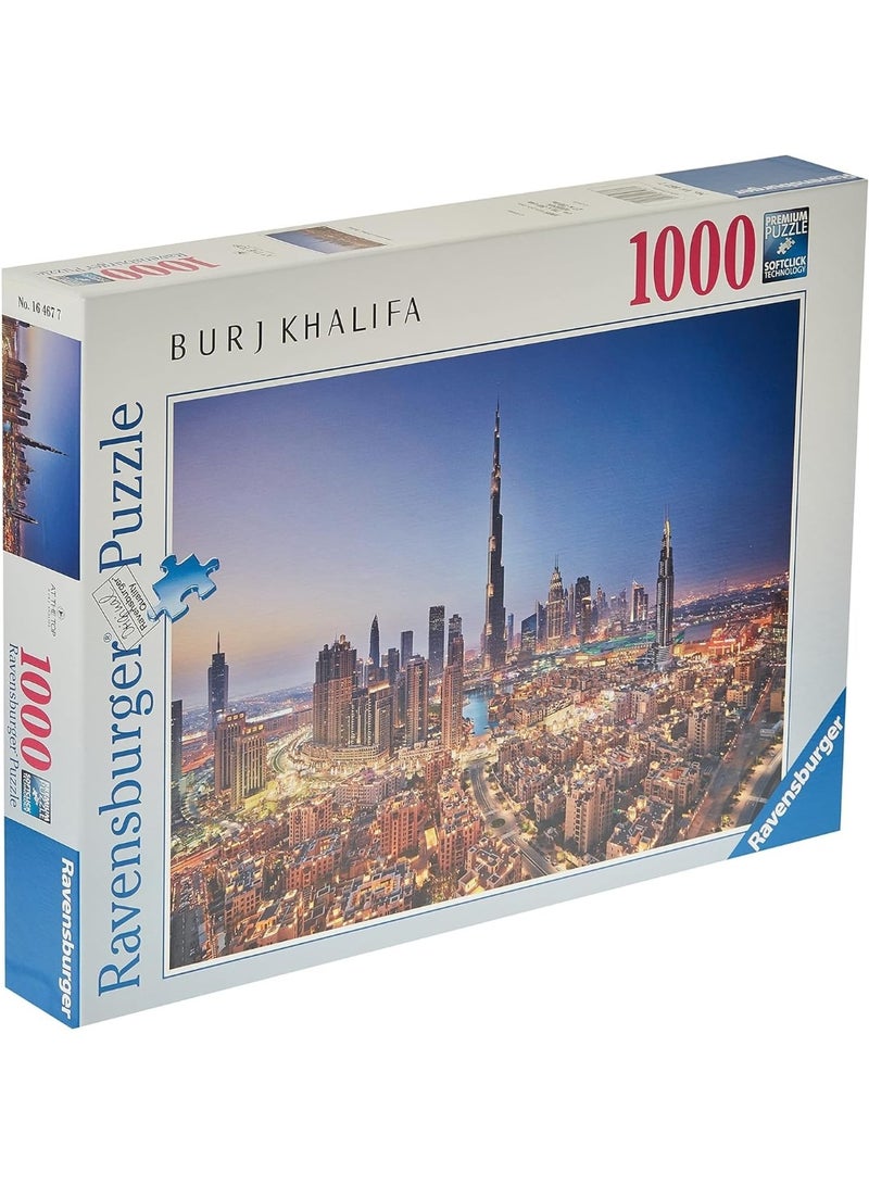 Ravensburger بازل 1000 قطعة وسط مدينة دبي للأعمار من 12 سنة وما فوق - 16467-7 - Image 1