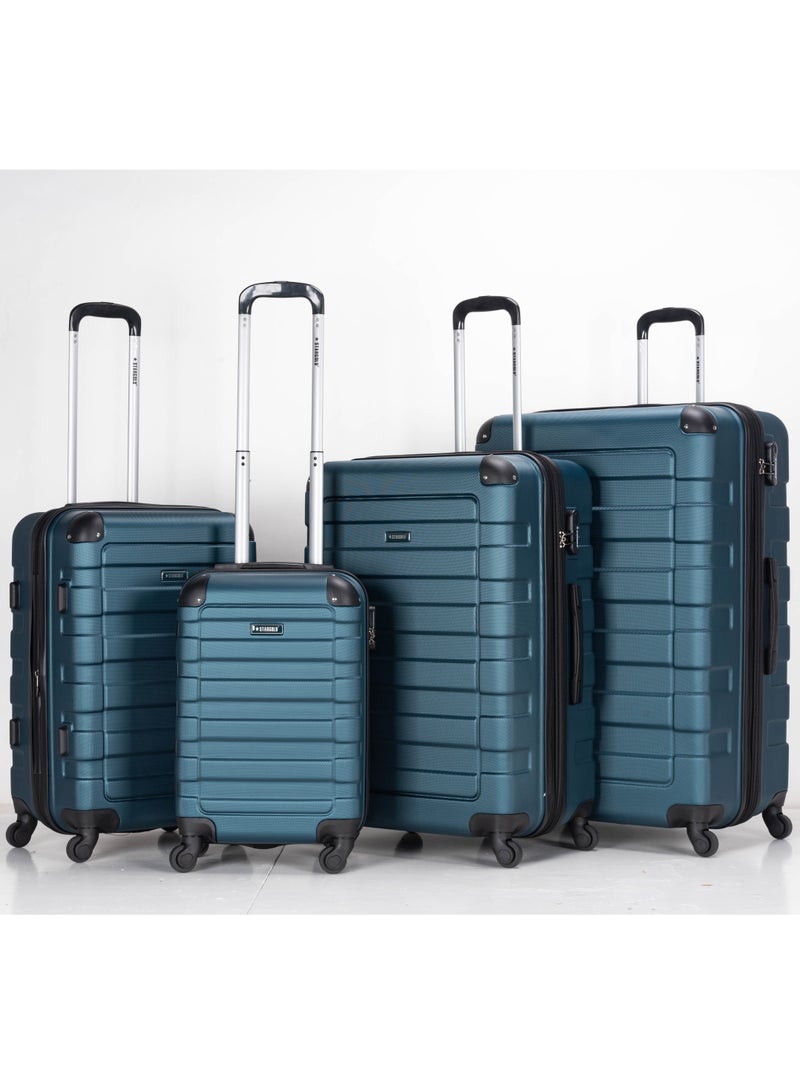 ستارجولد مجموعة حقائب سفر مكونة من 4 قطع من حقائب أمتعة السفر ذات الجانب الصلب من مادة ABS - Image 1