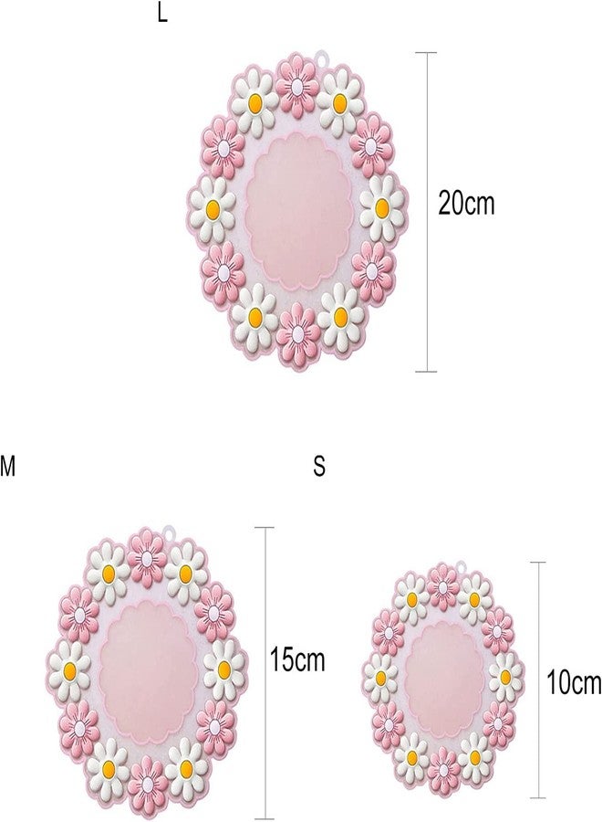 FS COOL Silicone Coasters for Drinks, Cute Sakura Flower Pattern Anti-Slip Silicone Cup Mats Insulated Coaster Protect Furniture from Damage (Pink, Medium, Pack of 4) - Image 2