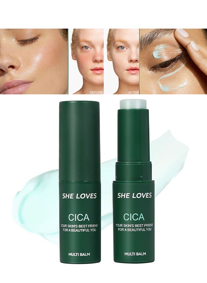 شيلافز Cica بلسم متعدد مهدئ ، عصا جوهر مهدئ من سينتيلا أسياتيكا ، مستخلصات نباتية طبيعية لإصلاح وتقوية حاجز الجلد ، نسيج واضح ، لا تحفيز ، وليس حب الشباب خانق - Image 1