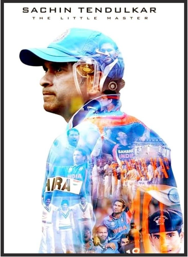 Art Kafe Poster of Sachin Tendulkar - Inspirational Cricket Legend Wall Poster for Room, Living Room, Kids Room & Office Decor | Unframed Print | 13 x 19 Inch Motivational Sports Wall Art
