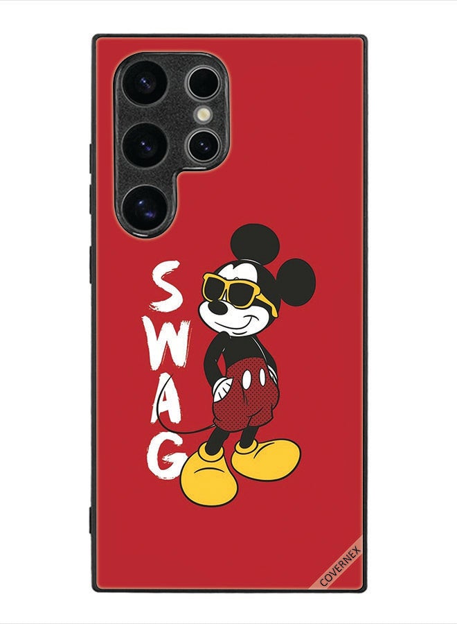 Covernex Protective Case Cover For Samsung Galaxy S24 Ultra Swag Mickey Mouse - Image 1
