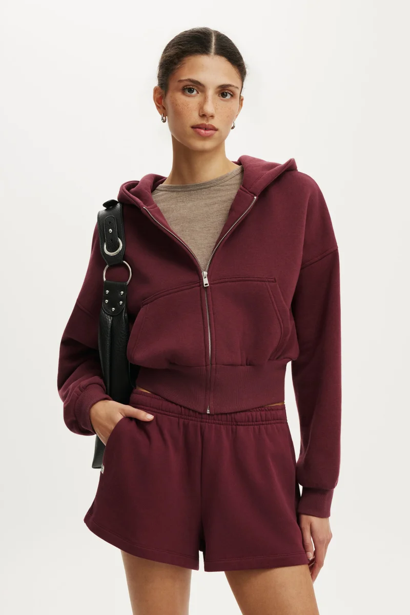 Cotton On  Oversized Zip Through Hoodie for Women | Best Price UAE