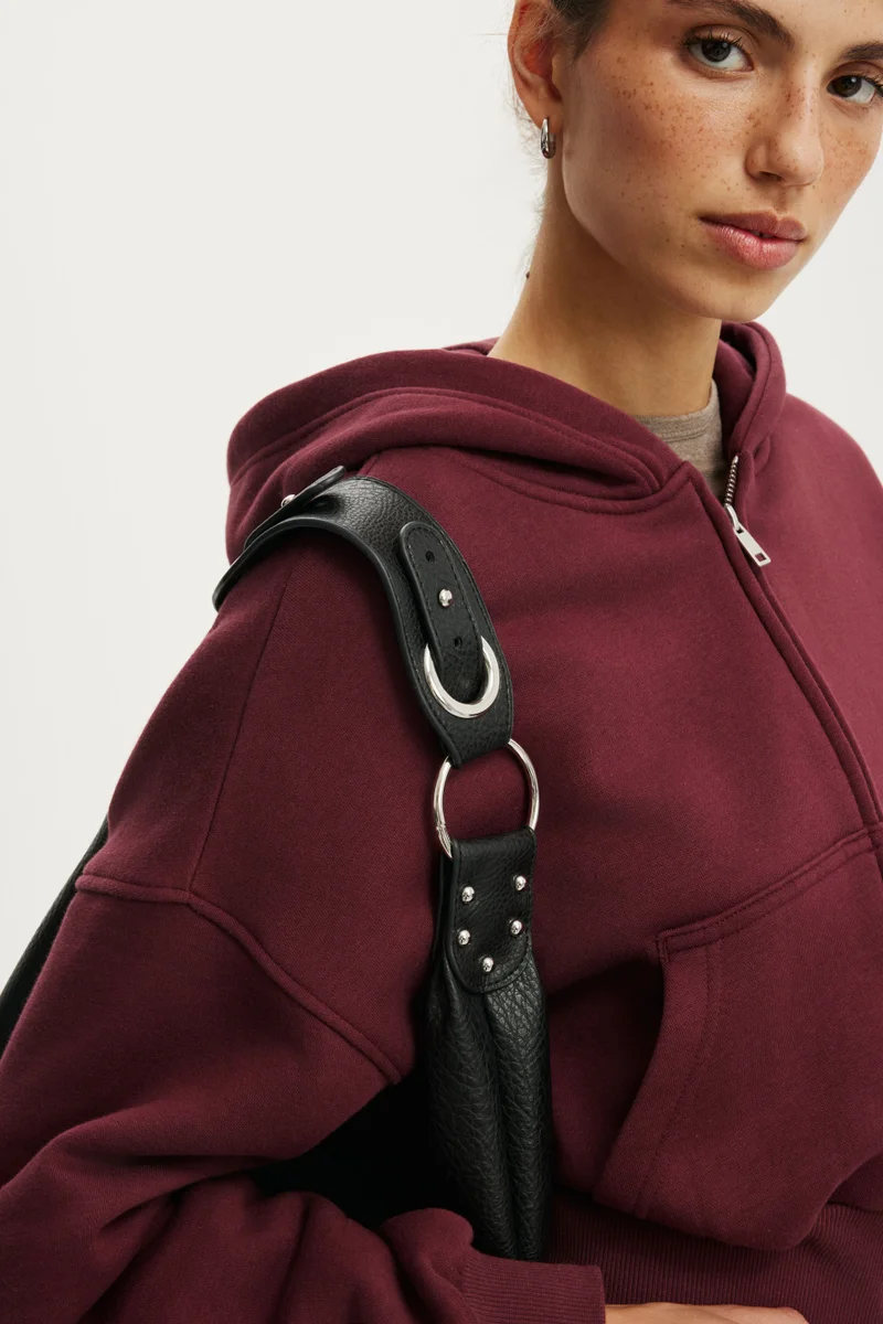 Cotton On  Oversized Zip Through Hoodie for Women | Best Price UAE