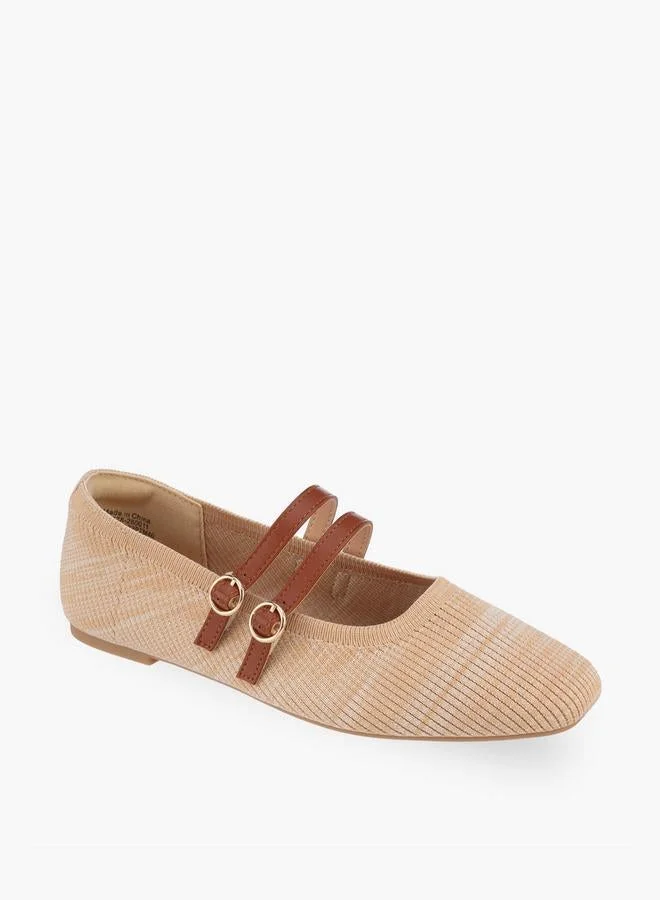 Celeste Women Buckle Closure Ballerina Shoes