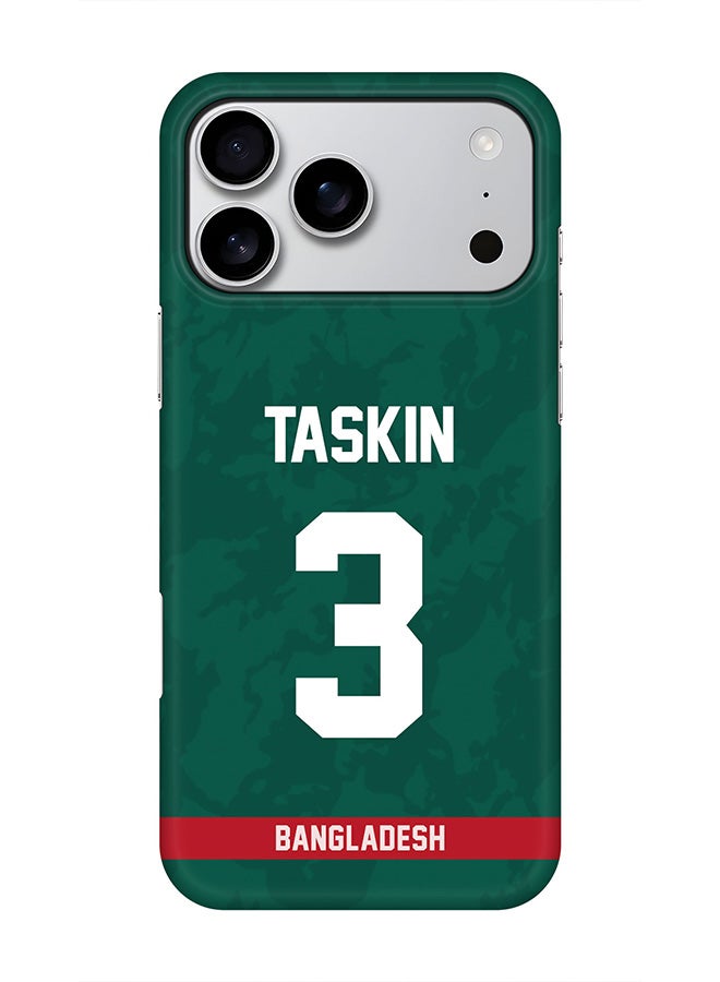 Stylizedd For iPhone 17 Pro Max,Case, [Compatible with MagSafe] Magnetic cover Slim fit Protection Matte, - Bangladesh Taskin Ahmed, Jersey No 3