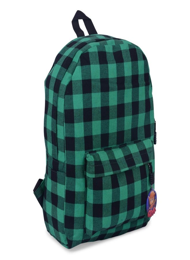 CRYA حقيبة ظهر Crya Trek Check للأطفال (أخضر) - Image 1