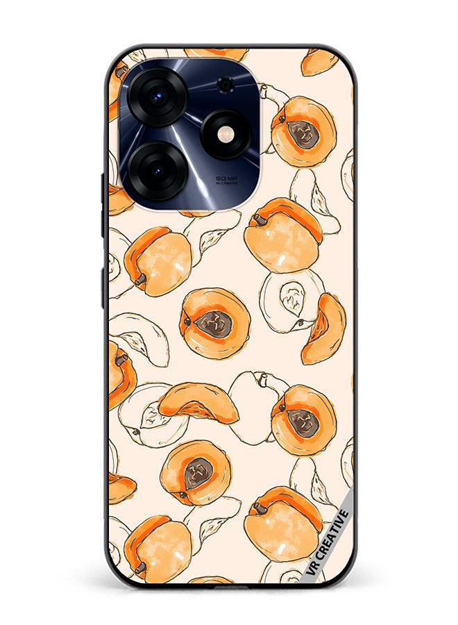 VR CREATIVE Protective Case Cover For Tecno Spark 10 Pro Apricot Design Multicolour - Image 1