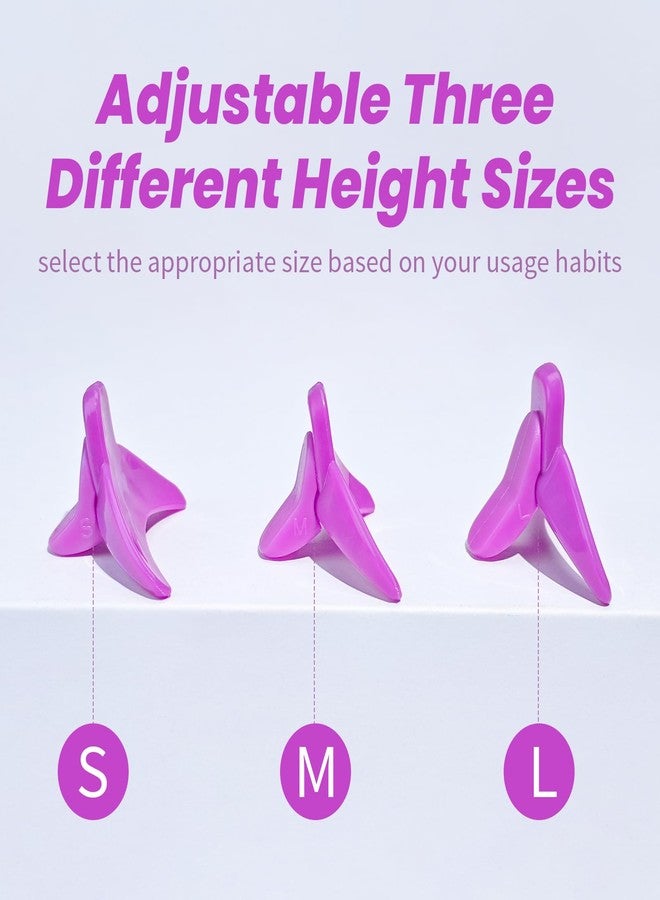 PERMANIA Lash Revise Pad, 3 Sizes Removable Eyelash Fix Shields Reusable Lash Separator Palette Plate Lash Lift Tool (Purple) - Image 4