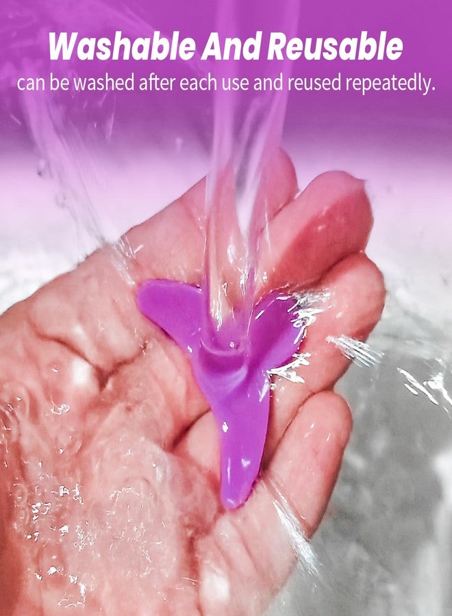 PERMANIA Lash Revise Pad, 3 Sizes Removable Eyelash Fix Shields Reusable Lash Separator Palette Plate Lash Lift Tool (Purple) - Image 5