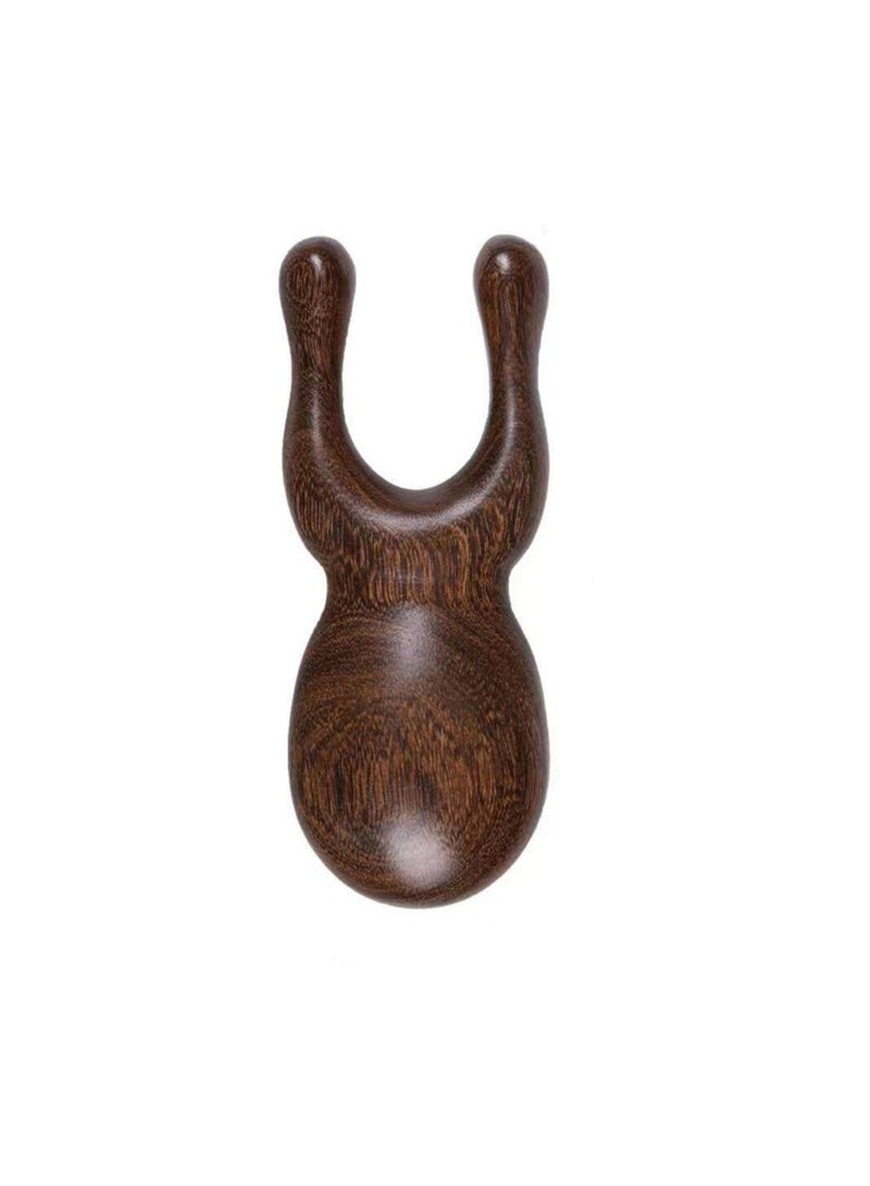 KASTWAVE Wooden Face Massage Stick, Scalp Massager Guasha Board Head Face, Handheld Body Massage Combs Tools, Pain Relief Deep Tissue, Lightweight Ergonomic Massager for Ear, Nose and Eye - Image 1