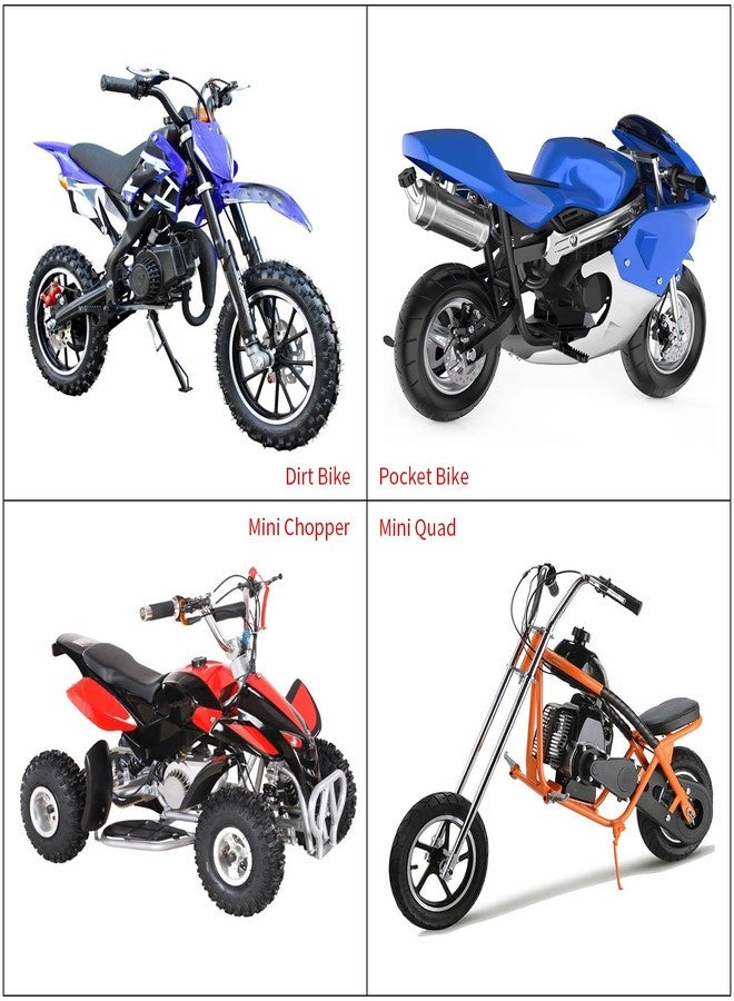 KAMIER Mini Bike Disc Brake Pads for 79cc 97cc 100cc 105cc 2.8hp Coleman CT100U CC100X Baja Doodle Bug DB30 Monster Moto MMB80 MMB105 Motovox MBX10 49cc 50cc SYX Moto Holeshot Mototec Dirt Bike Parts - Image 5
