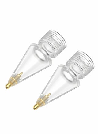 Replacement Tips for Apple Pencil, 2 Pack Compatible with Apple Pencil 2nd Gen and 1st Gen, No Wear Out Fine Point Precise Control Pen Like Nibs for Apple Pencil (Clear 1.8mm) - pzsku/ZEDB53F6B839D994360C1Z/45/_/1724136354/40f3a066-83a9-4aa6-91dd-79aeb4bfc0c3