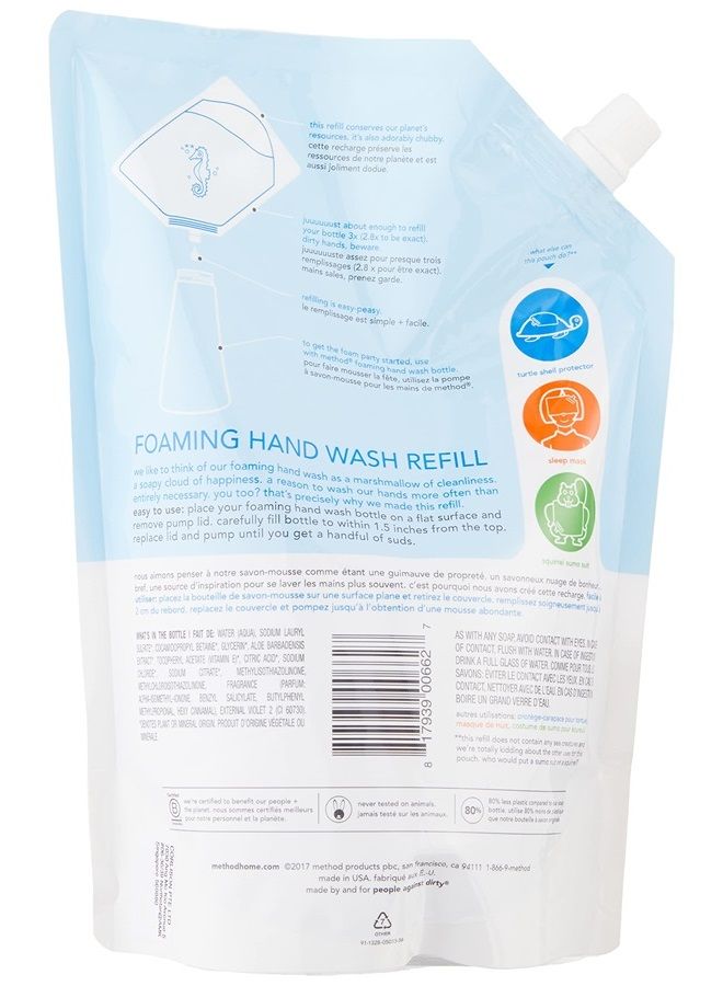 Method Foaming Hand Wash Refill, Sweet Water, 28 Ounce - Image 2