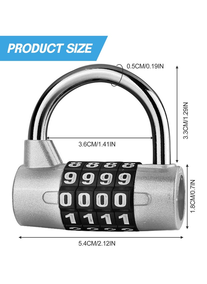 Combination Padlock, Large 4-Position Outdoor Waterproof resettable Combination Padlock, 304 Stainless Steel Shackle, Suitable for Various Outdoor Places - pzsku/ZEDB565EDCFFA90C300EEZ/45/_/1733659029/80bbb229-0b18-4761-bd7b-995c9a8d1599