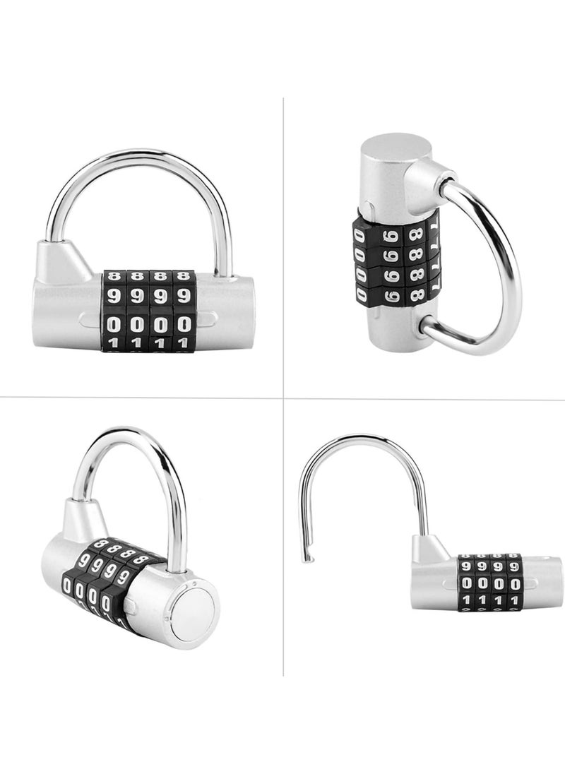 Combination Padlock, Large 4-Position Outdoor Waterproof resettable Combination Padlock, 304 Stainless Steel Shackle, Suitable for Various Outdoor Places - pzsku/ZEDB565EDCFFA90C300EEZ/45/_/1733659069/860f4c11-d1c0-4e40-8b0d-20875951fa45