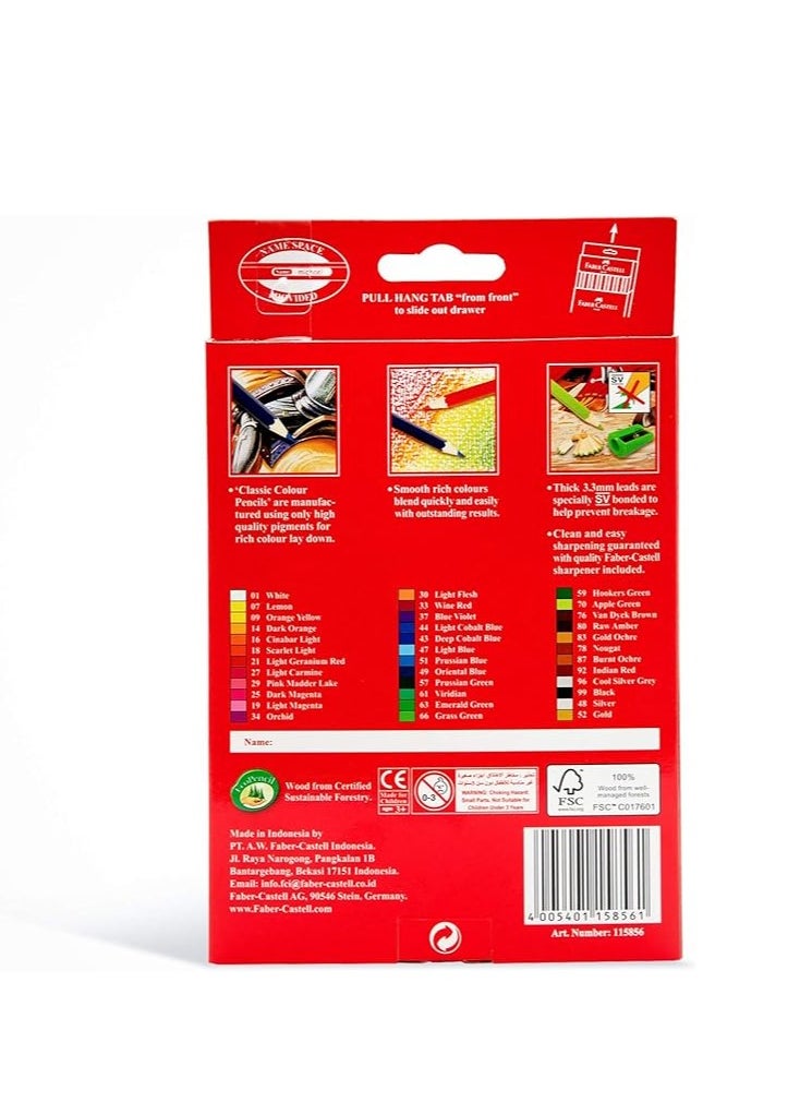 Classic Color Pencil Set Multicolor Pack Of 36