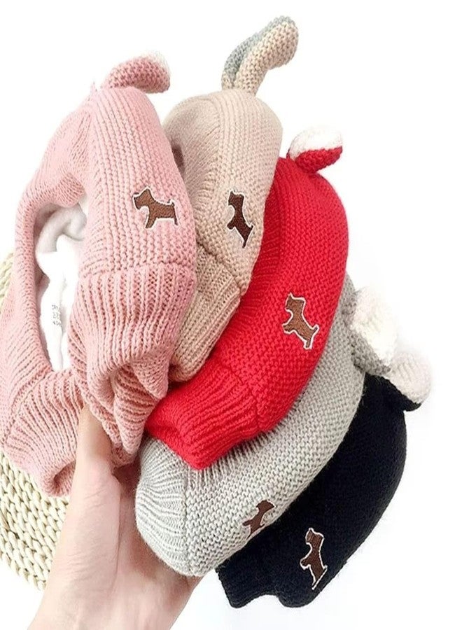 INFISPACE Baby's Super Warm Winter Woolen Skull Beanie Cap with Fur Inside | Monke Cap with Dog Ears (Age: 2 Years to 8 Years) (in, Age, 2 Years, 8 Years, Beige) - Image 5