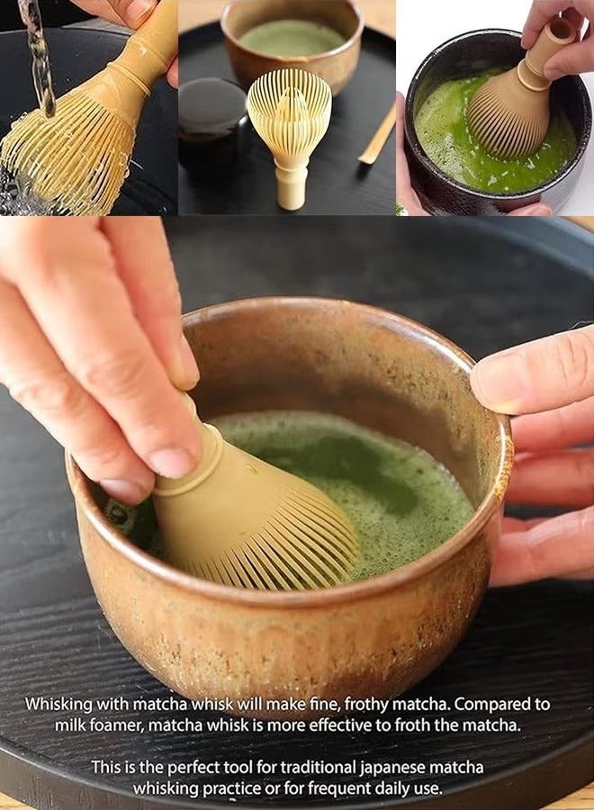 Resin Matcha Whisk Chasen Brush Tools, for Matcha Green Tea Powder Reusable Powder Whisk - Image 2