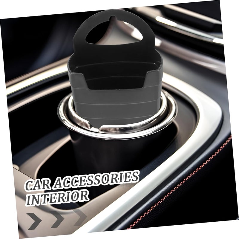 Car Cup Holder Organizer for Drinks and Snacks Multi-Functional Vehicle Beverage Stand Compatible Water Bottles and Coffee Cups for Road Trips and Daily Commutes - Image 2