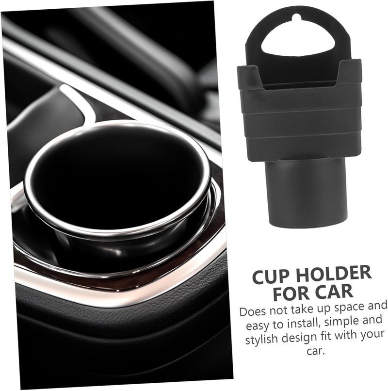 Car Cup Holder Organizer for Drinks and Snacks Multi-Functional Vehicle Beverage Stand Compatible Water Bottles and Coffee Cups for Road Trips and Daily Commutes - Image 4