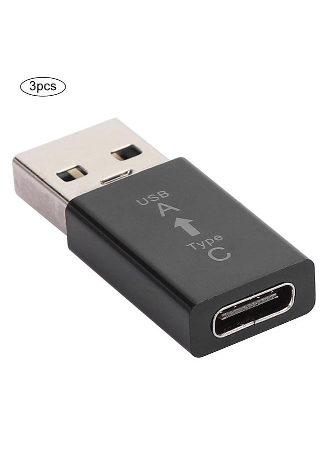 Thoraya USB3.0A male to type-c female type-C to USB adapter USB male to type-C female black  - Image 3