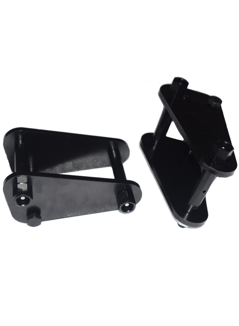 Machter Pair Front 2"50mm Extended Shackles Compatible With Toyota Landcruiser 73 74 75 40 60 series - Image 2