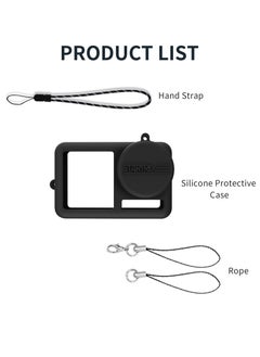 KASTWAVE Protective Sleeve Cover for DJI Osmo Action 4/Action 3 Camera Len Protector Cap Osmo Action 3/4 Camera Accessories with anti-lost rope  - Image 2