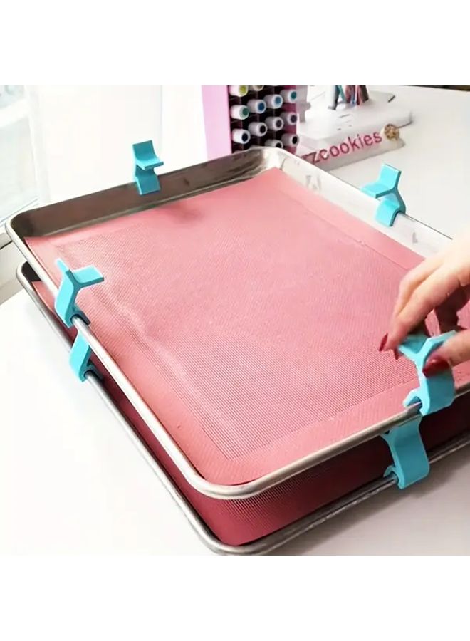 16pcs Stackable Space Saving Multilayer Plastic Grilled Tray Rack Food Grade Multipurpose Baking Pan Drying Rack For Oven Air Fryer Kitchen Storage Organizer BBQ Camping Outdoor Portable Shelf Picnic Party Supplies - Image 5