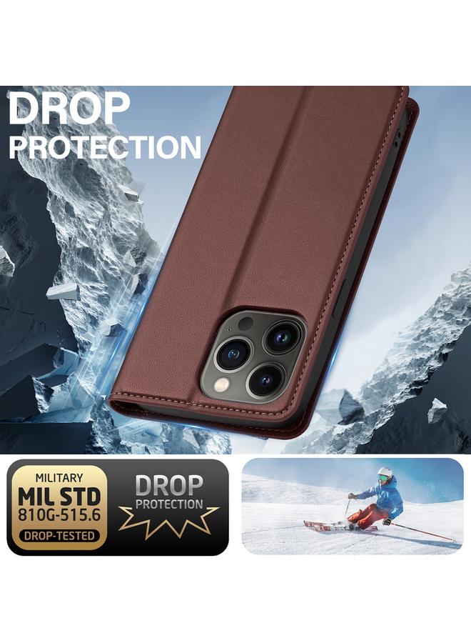 LC.IMEEKE Case For iPhone 12 Pro Max L1 Series Frosted Fine Texture PU Phone Case - Image 5