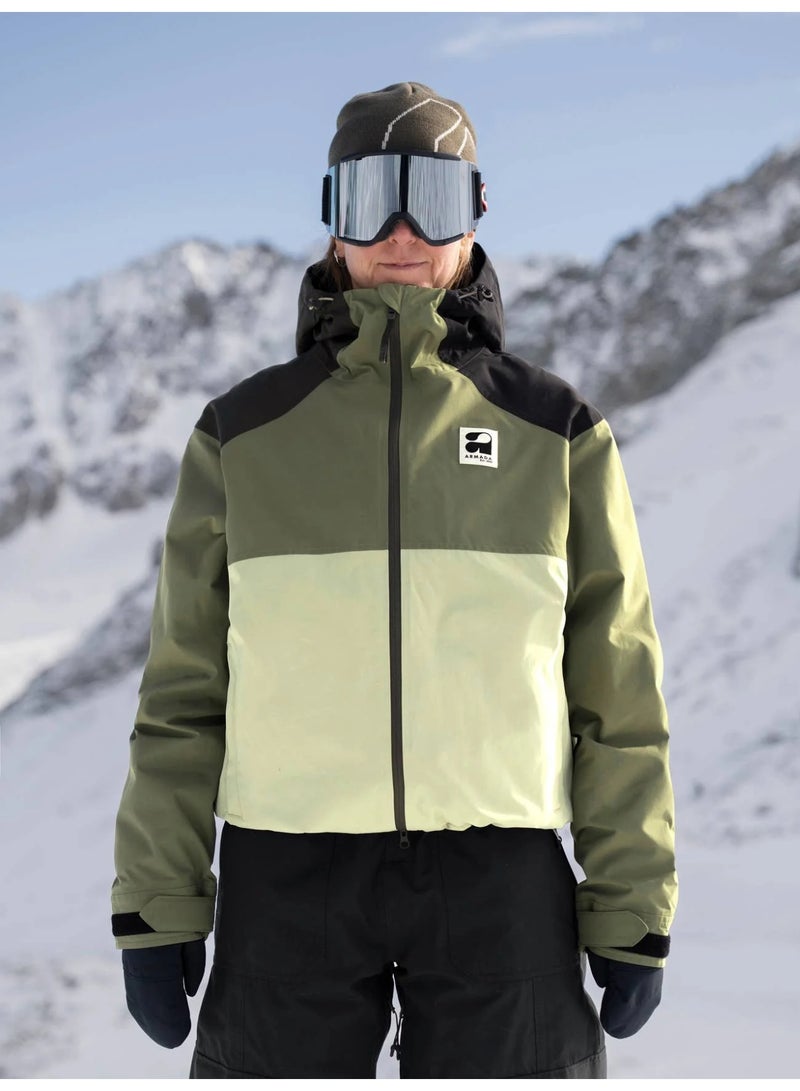 ARMADA NYLIE 2L INSULATED SNOW JACKET - Olive-Macha-Black - Image 2