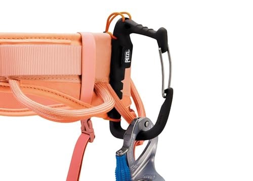 PETZL CORAX LT WOMEN comfortable, durable women's harness for a variety of climbing objectives, M, coral sand - Image 5